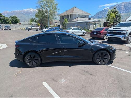 Black 2025 Tesla Model 3 Long Range