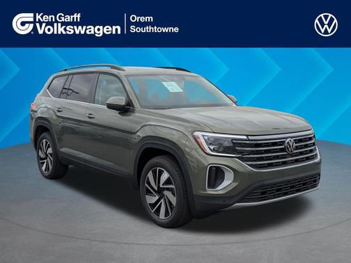 Avocado Green Pearl 2026 Volkswagen Atlas 2.0T SE w/Technology 4MOTION
