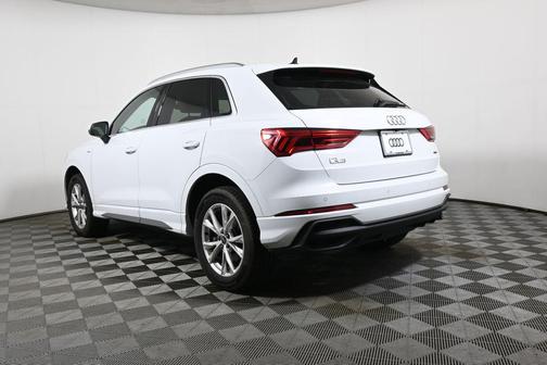 Glacier White 2025 Audi Q3 45 S line Premium Plus