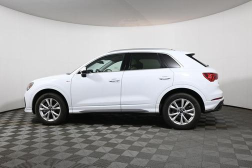 Glacier White 2025 Audi Q3 45 S line Premium Plus