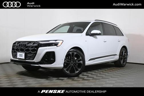Glacier White Metallic 2026 Audi Q7 55 Premium Plus