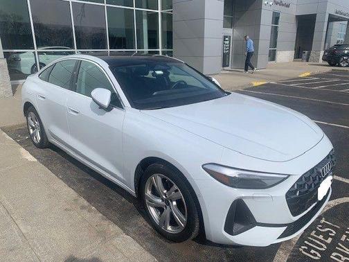 Glacier White 2025 Audi A5 Premium TFSI quattro S tronic