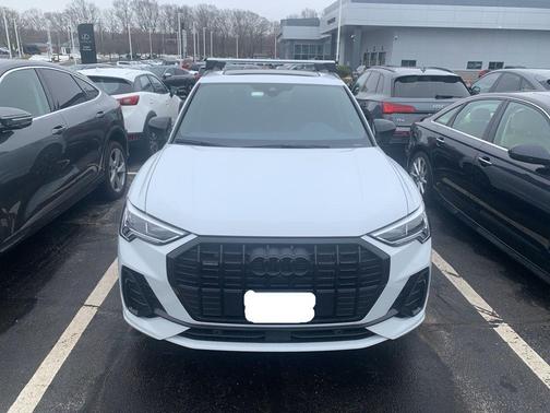 Glacier White 2025 Audi Q3 45 S line Premium Plus