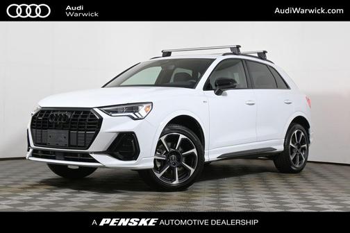Glacier White 2025 Audi Q3 45 S line Premium Plus