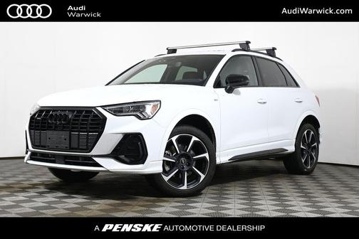 Glacier White 2025 Audi Q3 45 S line Premium Plus