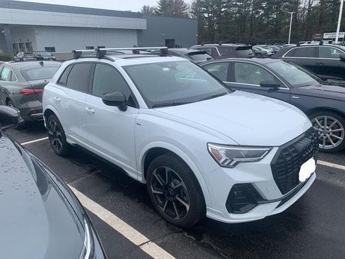 Glacier White 2025 Audi Q3 45 S line Premium Plus