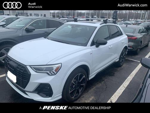 Glacier White 2025 Audi Q3 45 S line Premium Plus