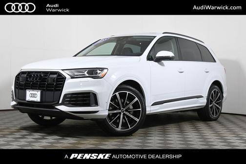 Glacier White Metallic 2023 Audi Q7 55 Premium Plus