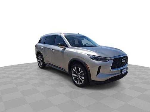 Warm Titanium 2024 INFINITI QX60 Luxe