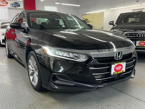 Crystal Black Pearl 2021 Honda Accord LX 1.5T