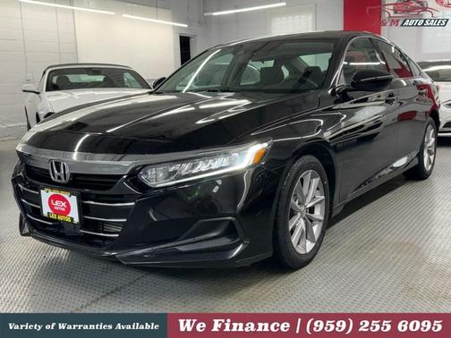 Crystal Black Pearl 2021 Honda Accord LX 1.5T