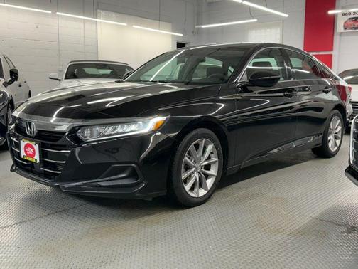 Crystal Black Pearl 2021 Honda Accord LX 1.5T
