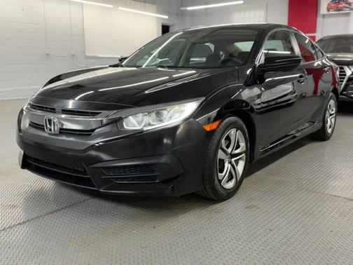 Crystal Black Pearl 2018 Honda Civic LX