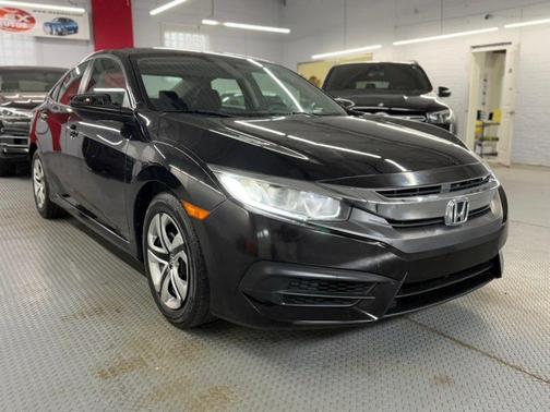 Crystal Black Pearl 2018 Honda Civic LX