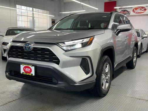 Silver Sky Metallic 2023 Toyota RAV4 Hybrid LE