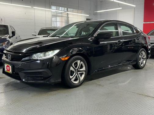 Crystal Black Pearl 2017 Honda Civic LX