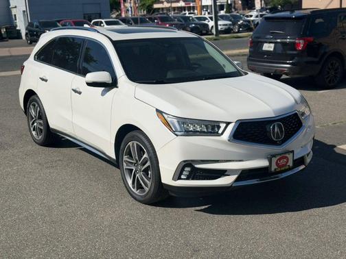 White Diamond Pearl 2018 Acura MDX 3.5L w/Advance & Entertainment Pkgs