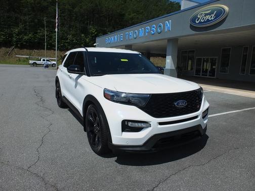 Star White Metallic Tri-Coat 2020 Ford Explorer ST