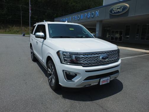 Star White Metallic Tri-Coat 2020 Ford Expedition Platinum