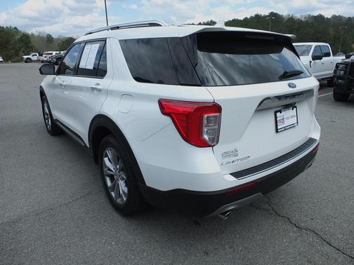 Star White Metallic Tri-Coat 2023 Ford Explorer Limited