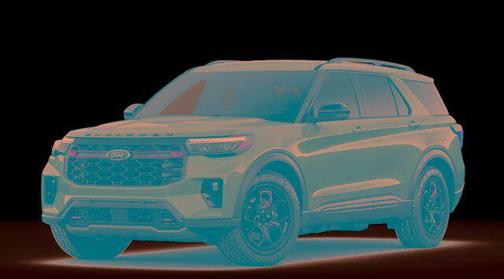 Vapor Blue Metallic 2026 Ford Explorer Tremor