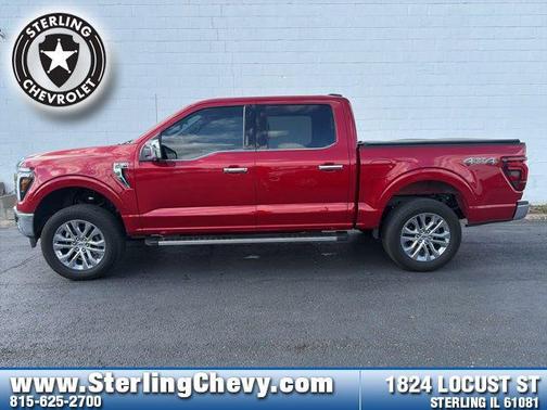 Rapid Red Metallic Tinted Clearcoat 2024 Ford F-150 Lariat