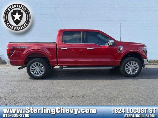 Rapid Red Metallic Tinted Clearcoat 2024 Ford F-150 Lariat