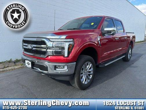 Rapid Red Metallic Tinted Clearcoat 2024 Ford F-150 Lariat