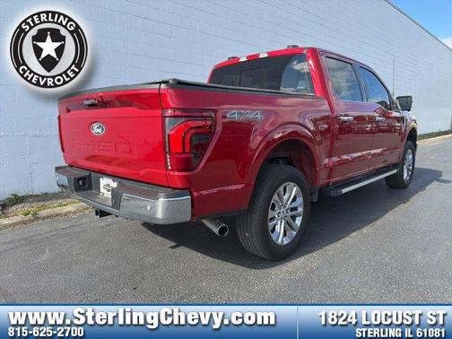 Rapid Red Metallic Tinted Clearcoat 2024 Ford F-150 Lariat
