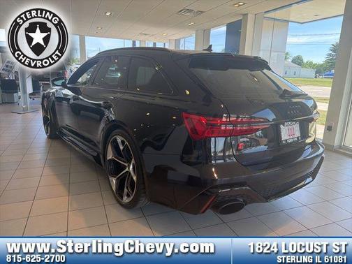 Black 2025 Audi RS 6 Avant 4.0T
