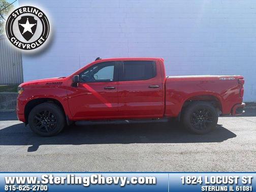 Red Hot 2023 Chevrolet Silverado 1500 Custom