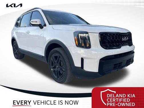 Glacial White Pearl 2024 Kia Telluride EX X-Line