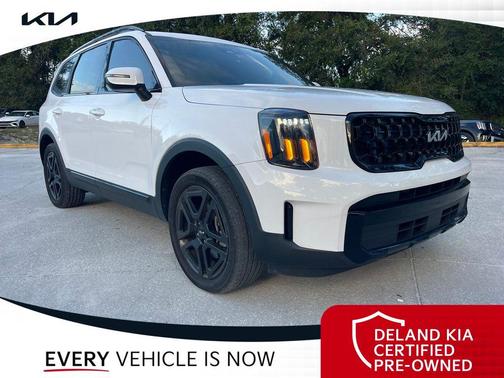 Glacial White Pearl 2024 Kia Telluride EX X-Line
