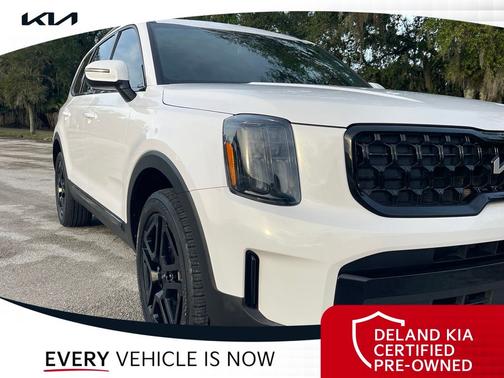 Glacial White Pearl 2024 Kia Telluride EX X-Line