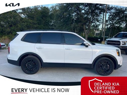 Glacial White Pearl 2024 Kia Telluride EX X-Line