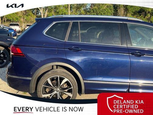 Atlantic Blue Metallic 2022 Volkswagen Tiguan 2.0T SEL R-Line 4MOTION