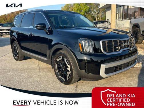 Ebony Black 2025 Kia Telluride S