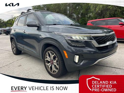 Gravity Gray 2021 Kia Seltos SX