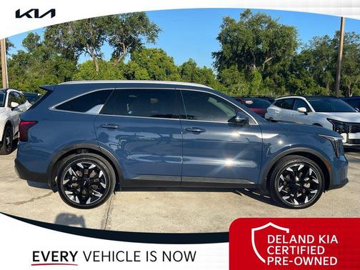 Midnight Lake Blue 2025 Kia Sorento SX