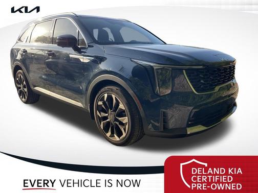 Midnight Lake Blue 2025 Kia Sorento SX