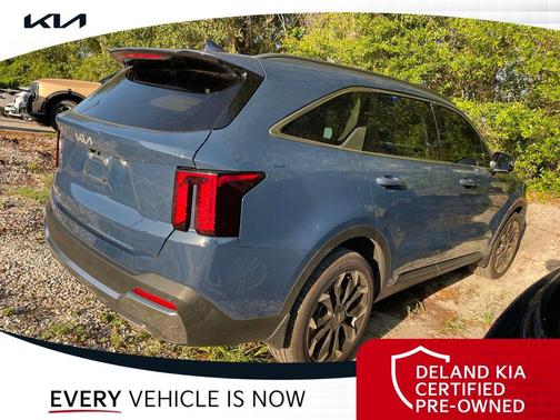 Midnight Lake Blue 2025 Kia Sorento SX