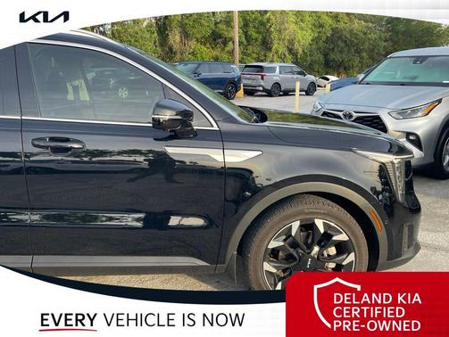 Ebony Black 2025 Kia Sorento SX