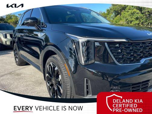 Ebony Black 2025 Kia Sorento SX