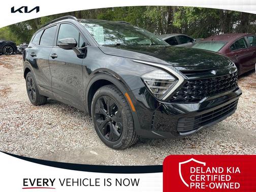 Ebony Black 2025 Kia Sportage X-Line
