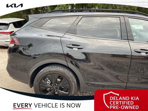Ebony Black 2025 Kia Sportage X-Line