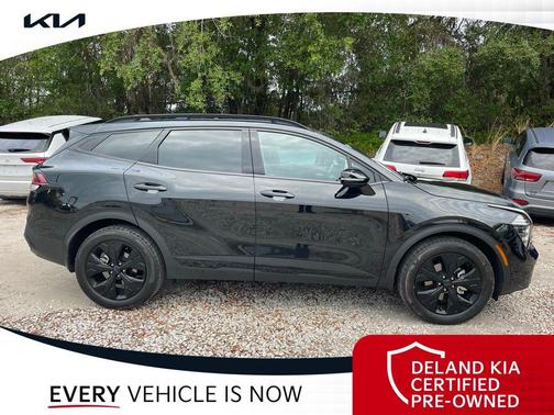 Ebony Black 2025 Kia Sportage X-Line