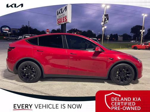 Red Multi-Coat 2023 Tesla Model Y Long Range Dual Motor All-Wheel Drive
