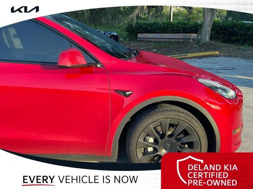 Red Multi-Coat 2023 Tesla Model Y Long Range Dual Motor All-Wheel Drive