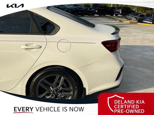 Clear White 2021 Kia Forte GT-Line