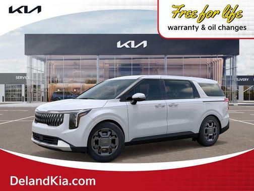 White Pearl 2026 Kia Carnival Hybrid EX